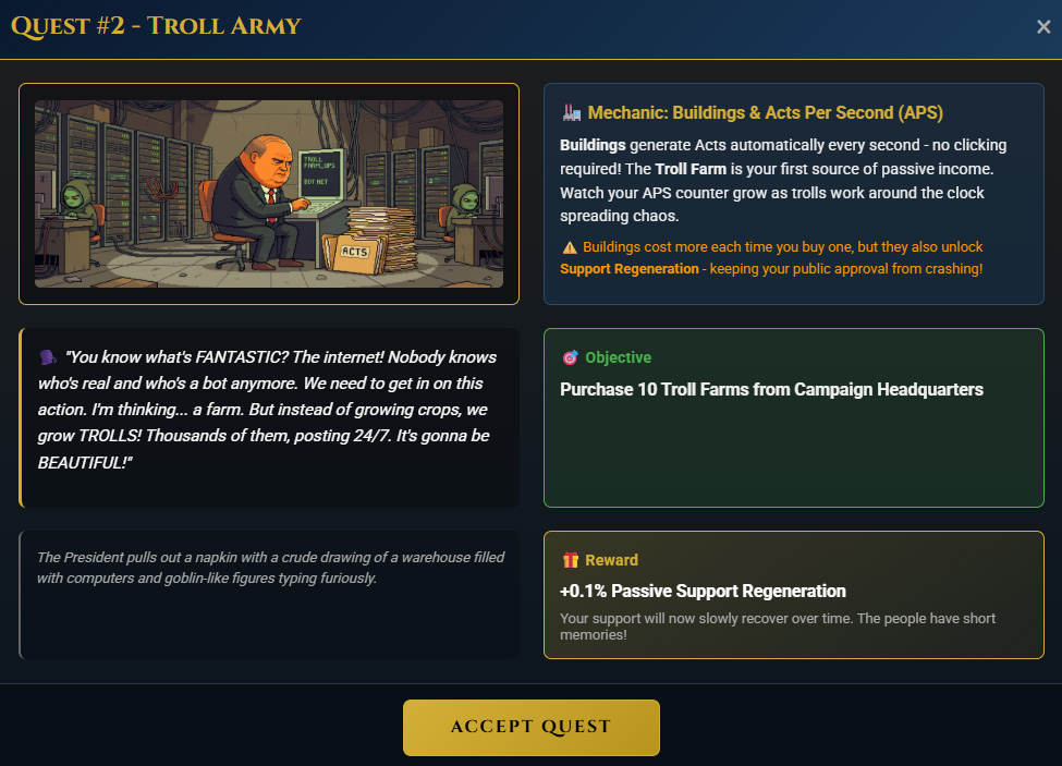 Quest 2 – Troll Army